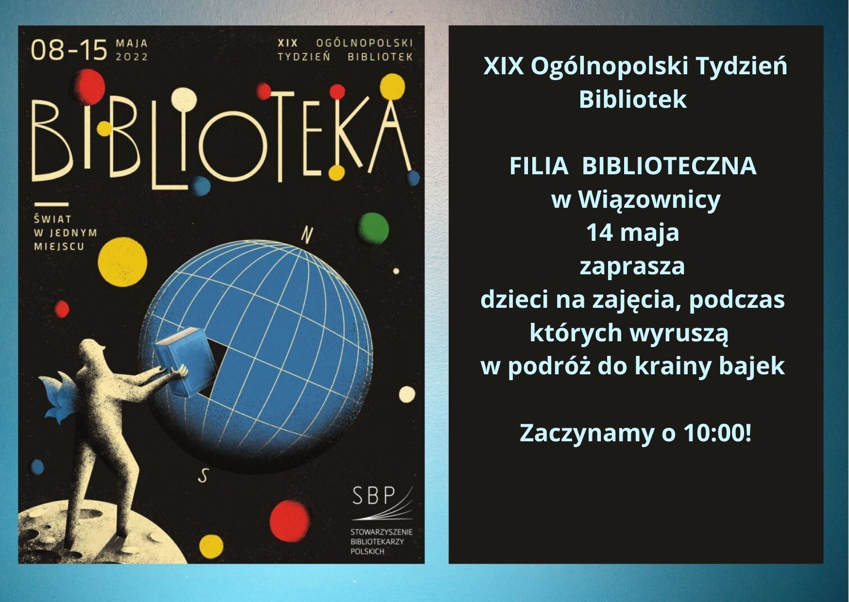 Plakat informacyjny: XIX Tydzień Bibliotek