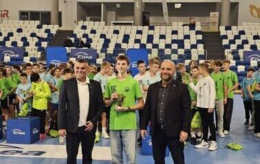 Młodzi szczypiorniści z gminy Stasz&oacute;w&nbsp;w czoł&oacute;wce &bdquo;Enea Cup 2025&nbsp; (07.11.2025 r.) 2