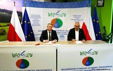 Podpisanie umowy na Realizację demontażu, transportu i unieszkodliwienia wyrob&oacute;w zawierających azbest z terenu gminy Stasz&oacute;w w 2026 r. (22.09.2026 r.) 1