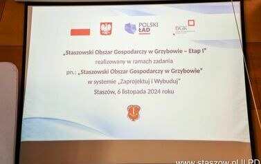 Podpisaliśmy umowę na Staszowski Obszar Gospodarczy w Grzybowi (06.11.2024 r.) 16