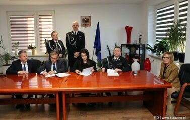 Nowy w&oacute;z dla OSP Łukawica (05.11.2024 r.) 1
