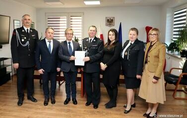 Nowy w&oacute;z dla OSP Łukawica (05.11.2024 r.) 2