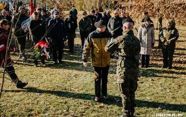 VI MARSZ POWSTAŃC&Oacute;W STYCZNIOWYCH STASZ&Oacute;W - KUROZWĘKI  w Roku Jubileuszowym 500 - lecia miasta Staszowa (21.02.2025 r.) 78