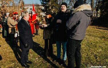 VI MARSZ POWSTAŃC&Oacute;W STYCZNIOWYCH STASZ&Oacute;W - KUROZWĘKI  w Roku Jubileuszowym 500 - lecia miasta Staszowa (21.02.2025 r.) 100