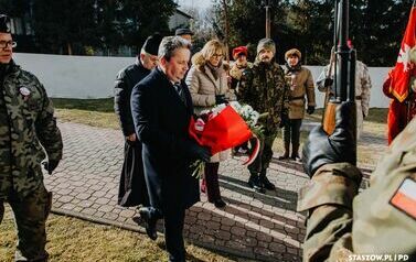 VI MARSZ POWSTAŃC&Oacute;W STYCZNIOWYCH STASZ&Oacute;W - KUROZWĘKI  w Roku Jubileuszowym 500 - lecia miasta Staszowa (21.02.2025 r.) 159