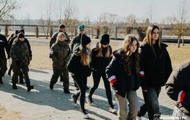 VI MARSZ POWSTAŃC&Oacute;W STYCZNIOWYCH STASZ&Oacute;W - KUROZWĘKI  w Roku Jubileuszowym 500 - lecia miasta Staszowa (21.02.2025 r.) 11