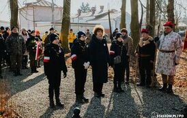 VI MARSZ POWSTAŃC&Oacute;W STYCZNIOWYCH STASZ&Oacute;W - KUROZWĘKI  w Roku Jubileuszowym 500 - lecia miasta Staszowa (21.02.2025 r.) 32