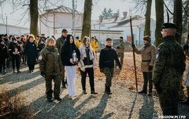 VI MARSZ POWSTAŃC&Oacute;W STYCZNIOWYCH STASZ&Oacute;W - KUROZWĘKI  w Roku Jubileuszowym 500 - lecia miasta Staszowa (21.02.2025 r.) 33