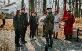 VI MARSZ POWSTAŃC&Oacute;W STYCZNIOWYCH STASZ&Oacute;W - KUROZWĘKI  w Roku Jubileuszowym 500 - lecia miasta Staszowa (21.02.2025 r.) 34