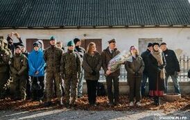 VI MARSZ POWSTAŃC&Oacute;W STYCZNIOWYCH STASZ&Oacute;W - KUROZWĘKI  w Roku Jubileuszowym 500 - lecia miasta Staszowa (21.02.2025 r.) 39