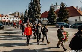 VI MARSZ POWSTAŃC&Oacute;W STYCZNIOWYCH STASZ&Oacute;W - KUROZWĘKI  w Roku Jubileuszowym 500 - lecia miasta Staszowa (21.02.2025 r.) 48