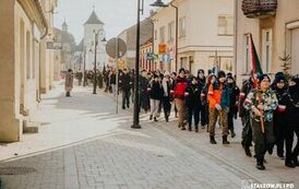 VI MARSZ POWSTAŃC&Oacute;W STYCZNIOWYCH STASZ&Oacute;W - KUROZWĘKI  w Roku Jubileuszowym 500 - lecia miasta Staszowa (21.02.2025 r.) 51