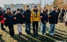 VI MARSZ POWSTAŃC&Oacute;W STYCZNIOWYCH STASZ&Oacute;W - KUROZWĘKI  w Roku Jubileuszowym 500 - lecia miasta Staszowa (21.02.2025 r.) 60