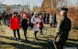 VI MARSZ POWSTAŃC&Oacute;W STYCZNIOWYCH STASZ&Oacute;W - KUROZWĘKI  w Roku Jubileuszowym 500 - lecia miasta Staszowa (21.02.2025 r.) 64