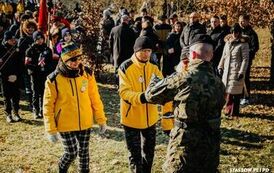 VI MARSZ POWSTAŃC&Oacute;W STYCZNIOWYCH STASZ&Oacute;W - KUROZWĘKI  w Roku Jubileuszowym 500 - lecia miasta Staszowa (21.02.2025 r.) 71
