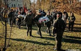 VI MARSZ POWSTAŃC&Oacute;W STYCZNIOWYCH STASZ&Oacute;W - KUROZWĘKI  w Roku Jubileuszowym 500 - lecia miasta Staszowa (21.02.2025 r.) 76
