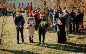 VI MARSZ POWSTAŃC&Oacute;W STYCZNIOWYCH STASZ&Oacute;W - KUROZWĘKI  w Roku Jubileuszowym 500 - lecia miasta Staszowa (21.02.2025 r.) 85