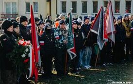 VI MARSZ POWSTAŃC&Oacute;W STYCZNIOWYCH STASZ&Oacute;W - KUROZWĘKI  w Roku Jubileuszowym 500 - lecia miasta Staszowa (21.02.2025 r.) 89
