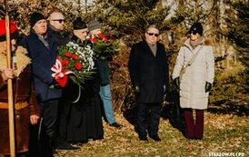 VI MARSZ POWSTAŃC&Oacute;W STYCZNIOWYCH STASZ&Oacute;W - KUROZWĘKI  w Roku Jubileuszowym 500 - lecia miasta Staszowa (21.02.2025 r.) 91