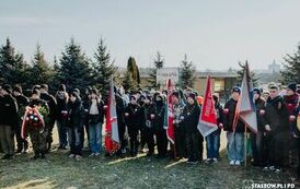 VI MARSZ POWSTAŃC&Oacute;W STYCZNIOWYCH STASZ&Oacute;W - KUROZWĘKI  w Roku Jubileuszowym 500 - lecia miasta Staszowa (21.02.2025 r.) 93