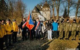 VI MARSZ POWSTAŃC&Oacute;W STYCZNIOWYCH STASZ&Oacute;W - KUROZWĘKI  w Roku Jubileuszowym 500 - lecia miasta Staszowa (21.02.2025 r.) 106