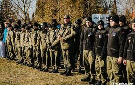VI MARSZ POWSTAŃC&Oacute;W STYCZNIOWYCH STASZ&Oacute;W - KUROZWĘKI  w Roku Jubileuszowym 500 - lecia miasta Staszowa (21.02.2025 r.) 108