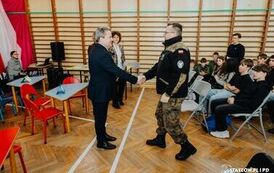 VI MARSZ POWSTAŃC&Oacute;W STYCZNIOWYCH STASZ&Oacute;W - KUROZWĘKI  w Roku Jubileuszowym 500 - lecia miasta Staszowa (21.02.2025 r.) 142