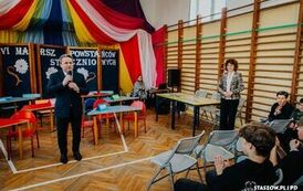 VI MARSZ POWSTAŃC&Oacute;W STYCZNIOWYCH STASZ&Oacute;W - KUROZWĘKI  w Roku Jubileuszowym 500 - lecia miasta Staszowa (21.02.2025 r.) 149