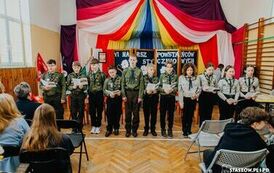 VI MARSZ POWSTAŃC&Oacute;W STYCZNIOWYCH STASZ&Oacute;W - KUROZWĘKI  w Roku Jubileuszowym 500 - lecia miasta Staszowa (21.02.2025 r.) 156