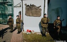 VI MARSZ POWSTAŃC&Oacute;W STYCZNIOWYCH STASZ&Oacute;W - KUROZWĘKI  w Roku Jubileuszowym 500 - lecia miasta Staszowa (21.02.2025 r.) 157