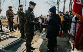 VI MARSZ POWSTAŃC&Oacute;W STYCZNIOWYCH STASZ&Oacute;W - KUROZWĘKI  w Roku Jubileuszowym 500 - lecia miasta Staszowa (21.02.2025 r.) 170