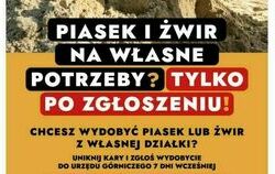 Zdjęcie do Wydobywanie piasku i żwiru na własne potrzeby