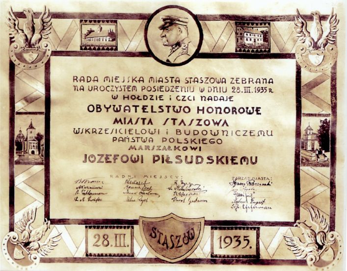 akt nadania honorowego obywatelstwa