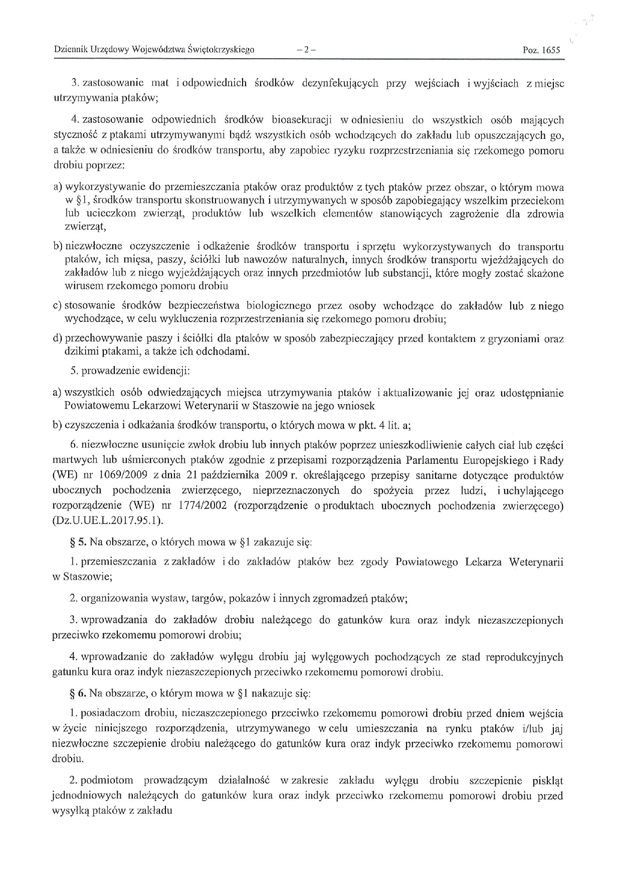 Rozporządzenie nr 8/2025 Powiatowego Lekarza Weterynarii w&nbsp;Staszowie z&nbsp;dnia 29 kwietnia 2025r. w&nbsp;sprawie zwalczania rzekomego pomoru drobiu (ND) na&nbsp;terenie gminy Stasz&oacute;w oraz&nbsp;szczepień ptak&oacute;w przeciwko rzekomemu pomorowi drobiu (ND) na&nbsp;obszarze gminy Stasz&oacute;w