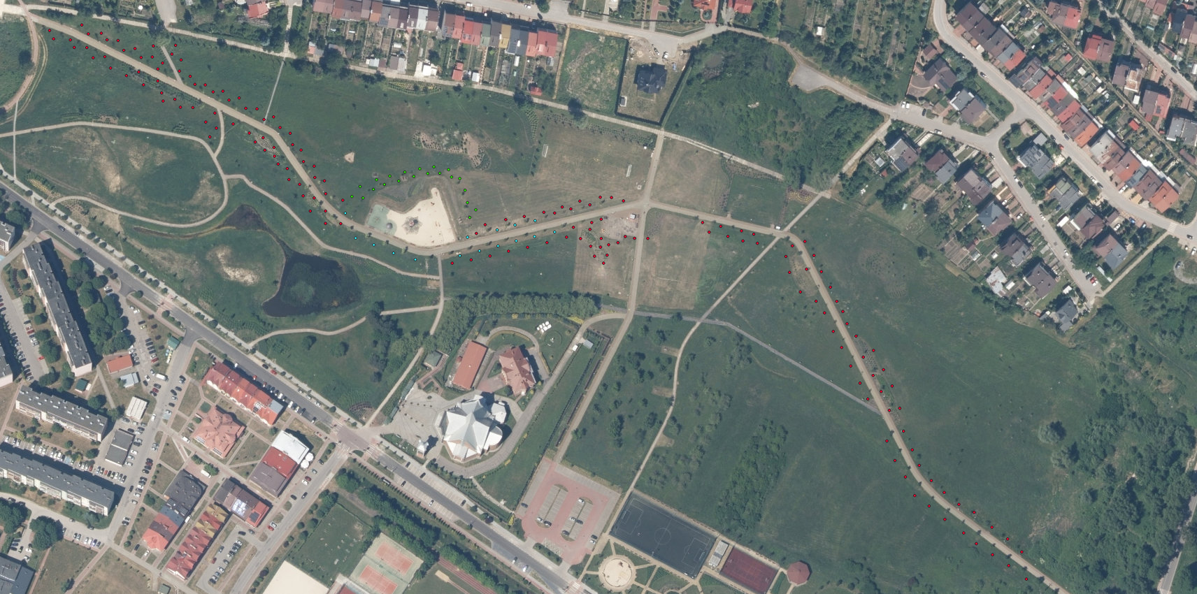 mapa planowanych nasadzen