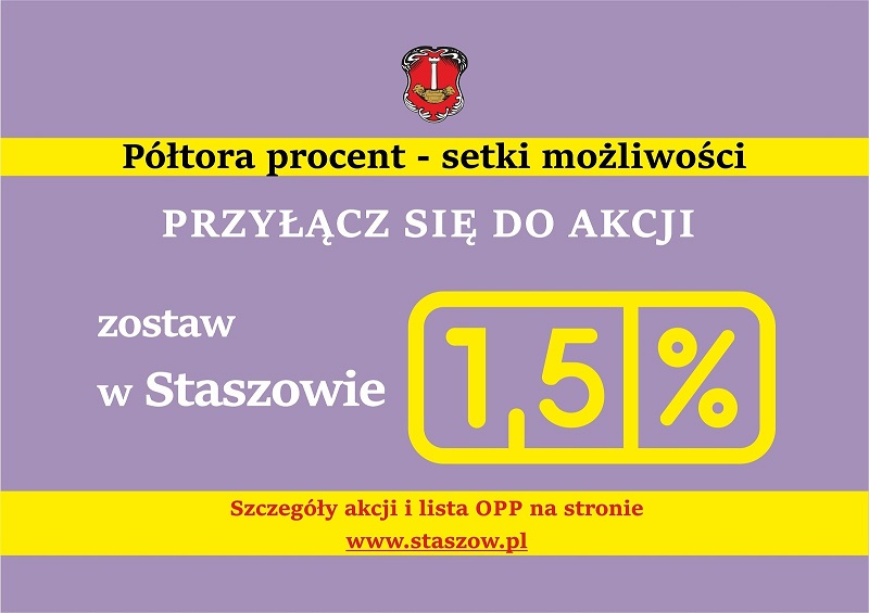 Slajder: Zostaw 1,5 % w Staszowie - edycja 2025