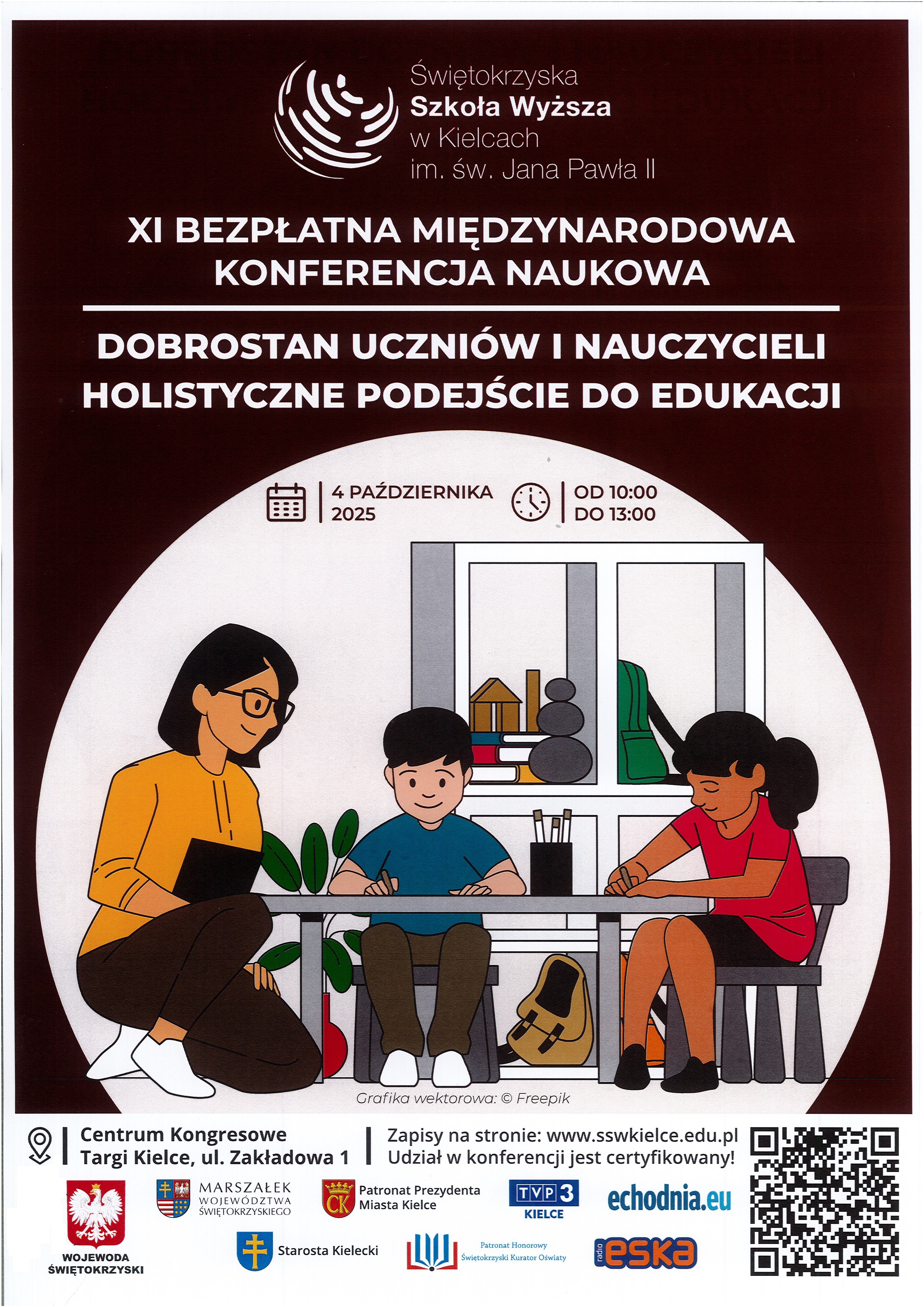Plakat: XI Bezpłatna Międzynarodowa Konferencja Naukowa