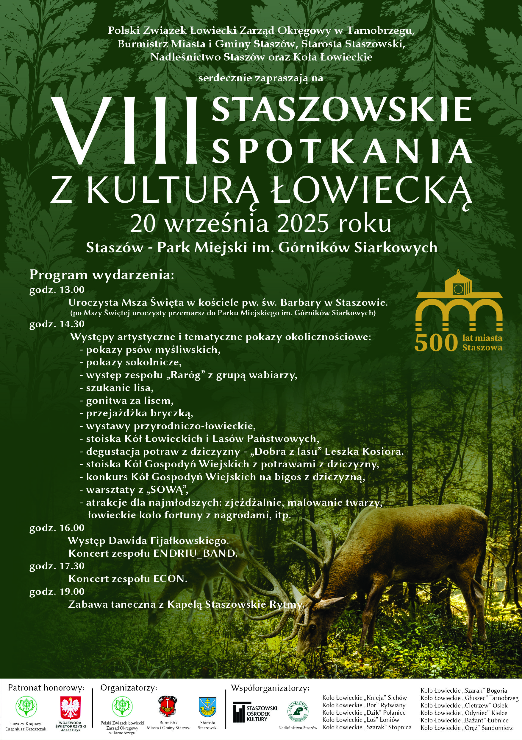 VIII STASZOWSKIE SPOTKANIA Z KULTURĄ ŁOWIECKĄ