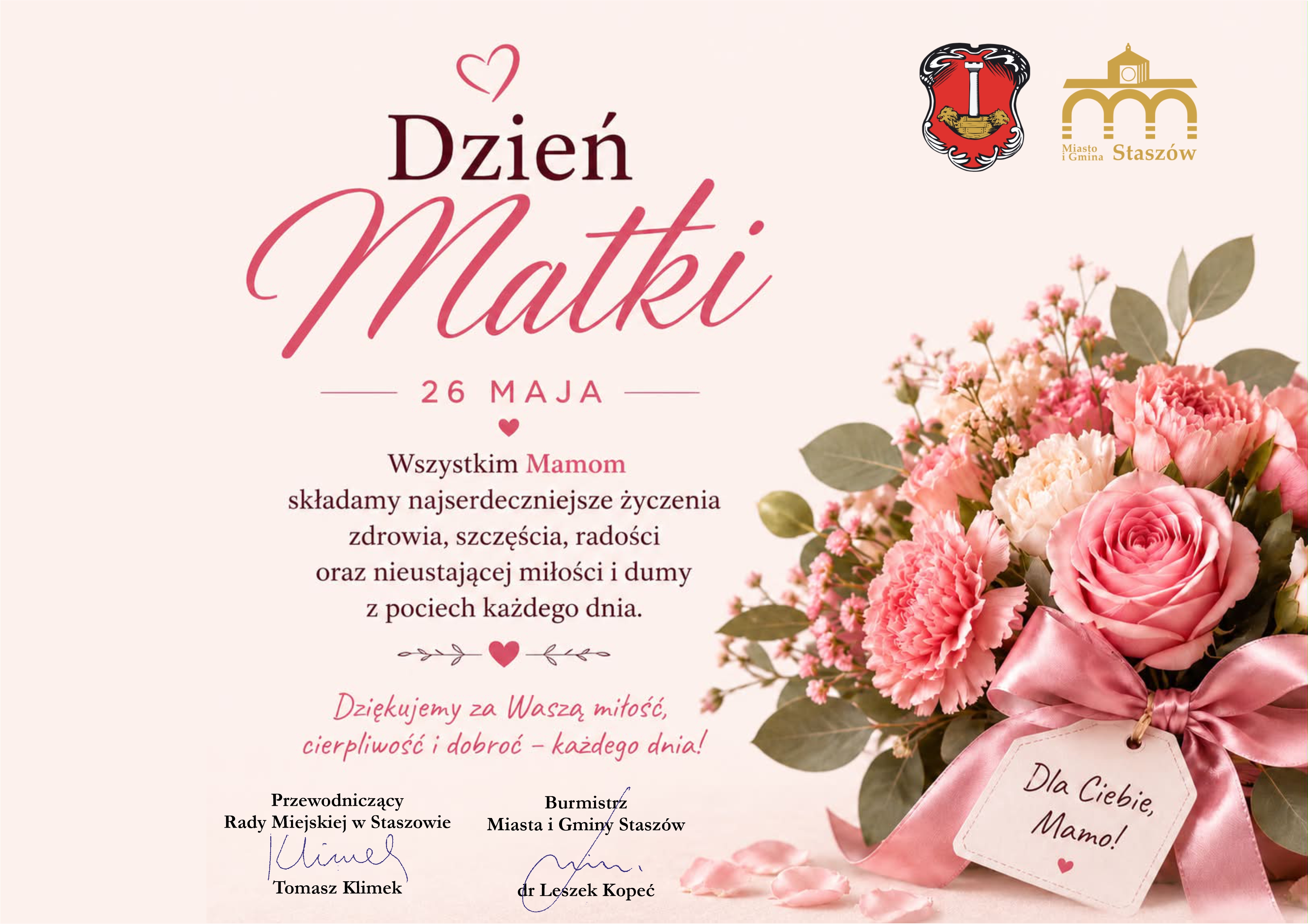 Grafika: Życzenia na&nbsp;Dzień Mamy