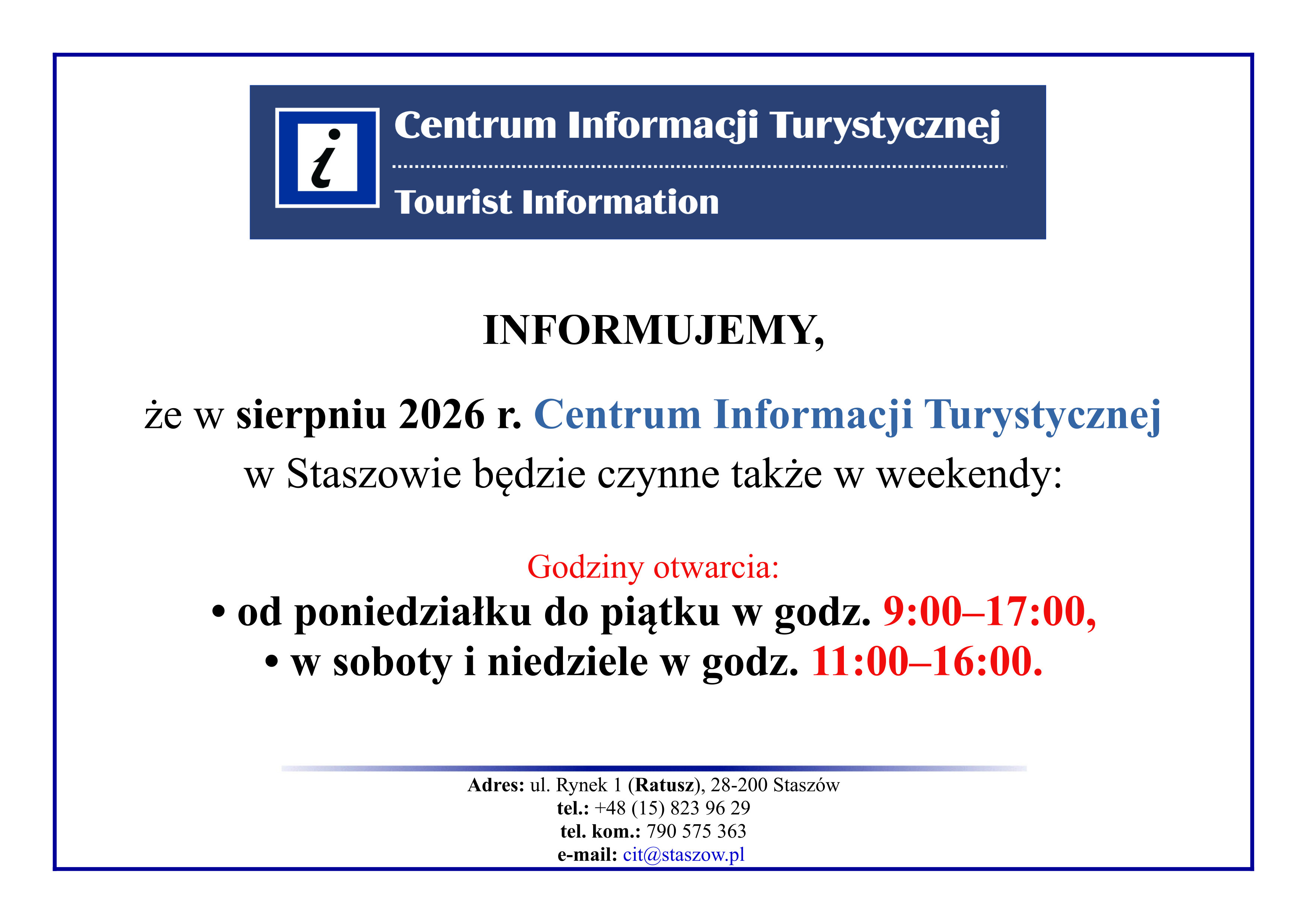 ogłoszenie