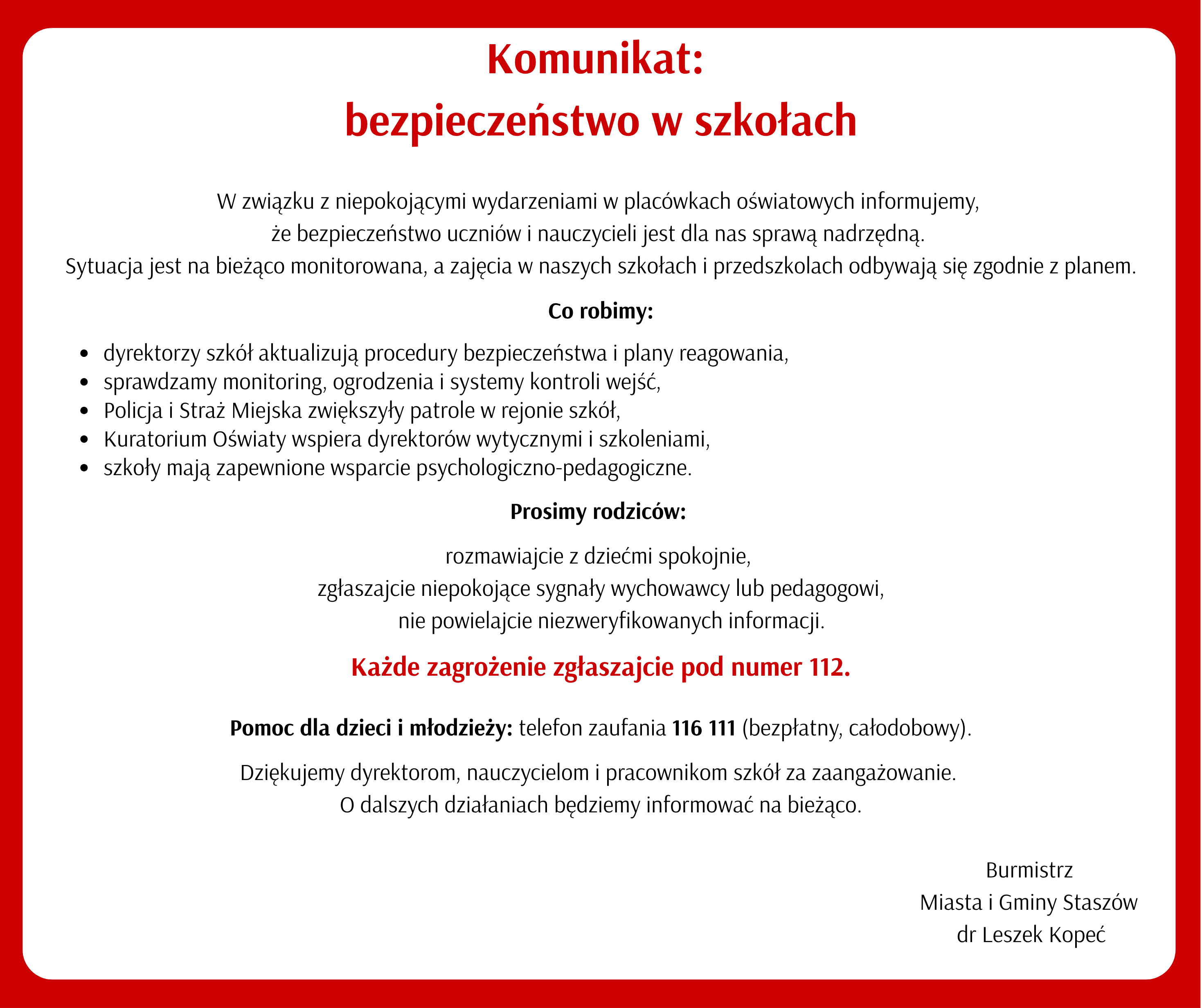 komunikat
