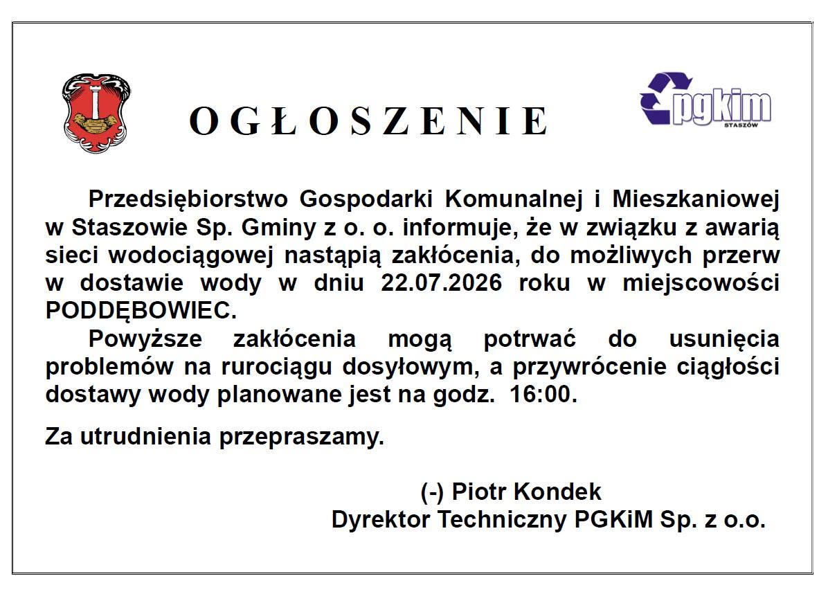 ogłoszenie