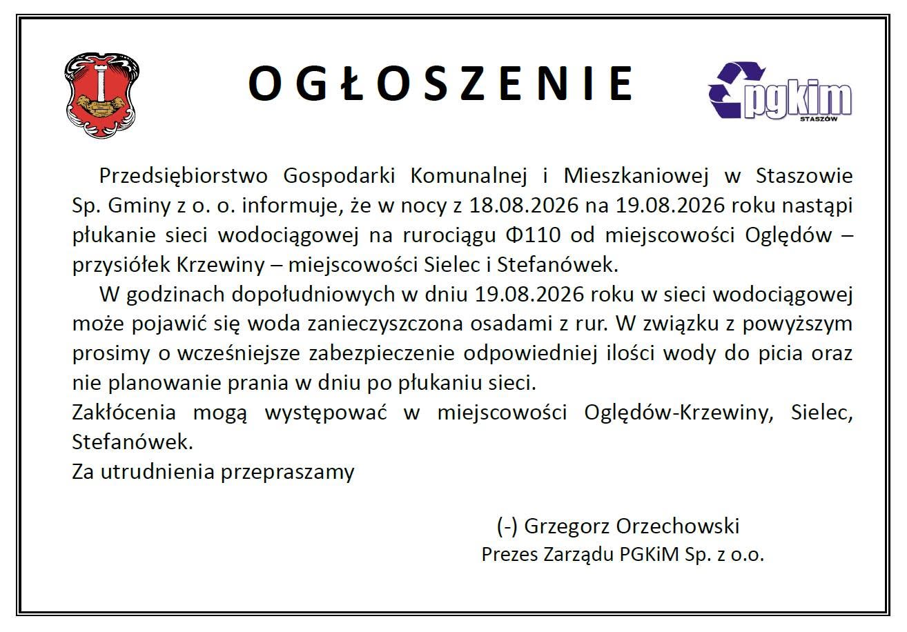 ogłoszenie