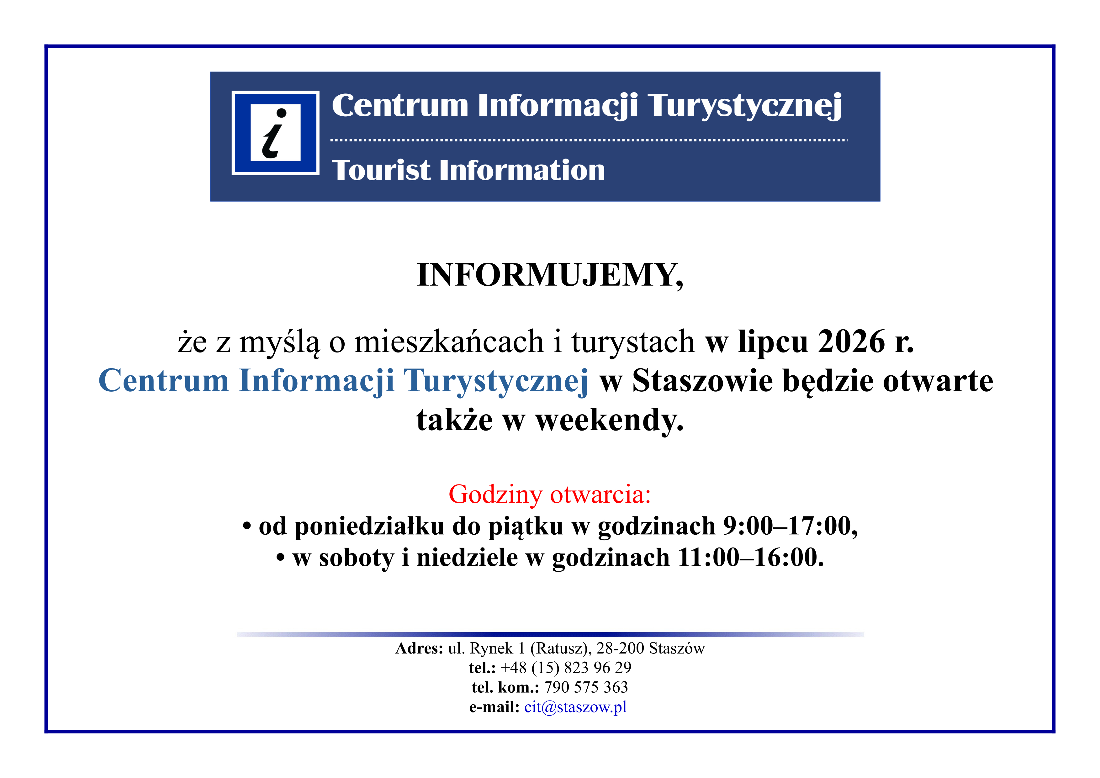 ogłoszenie