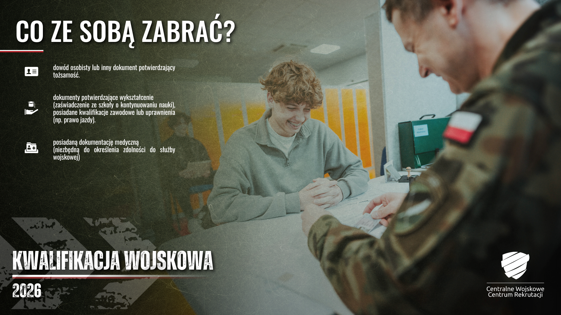 Plakat: Kwalifikacja wojskowa 2026