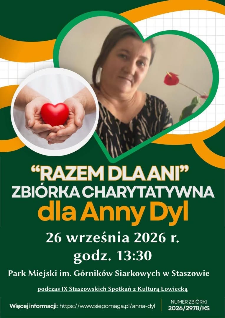 Plakat: &bdquo;Razem dla Ani&rdquo; &ndash; zbi&oacute;rka charytatywna