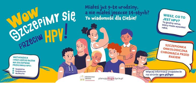 Szczepimy się przeciw HPV grafika