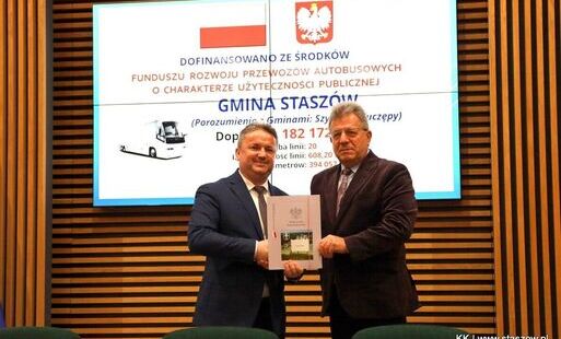 Gmina Staszów z dofinansowaniem na przewozy autobusowe