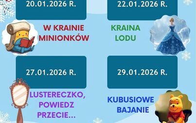 Zdjęcie do Ferie zimowe w Bibliotece Publicznej &ndash; &bdquo;Bajkolandia&rdquo;