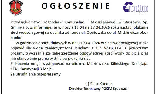 Zdjęcie do Płukanie sieci wodociągowej
